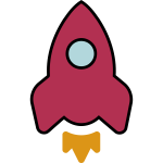 Colored rocket