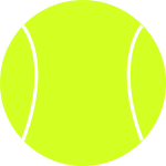 Tennis ball vector drawing