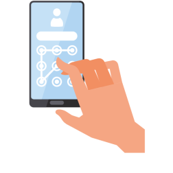 Phone screen lock pattern