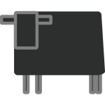 Square cow