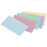 Colored index cards vector image
