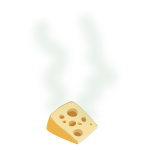 Stinky cheese vector image