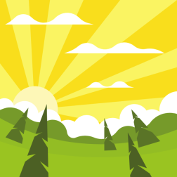 Sunrise in the valley