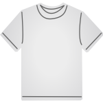 White T-shirt vector graphics