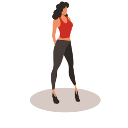 Tall woman
