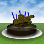 tank cake