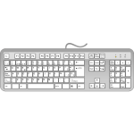 Spanish keyboard vector graphics