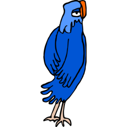 Thinking Blue Bird