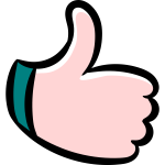 Comic thumbs up image