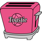 Pink toaster