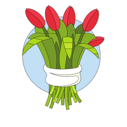 Tulips bouquet