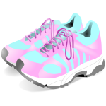Vector drawing of sneakers