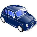 Fiat 500 vector graphics