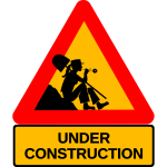 Under construction vector image