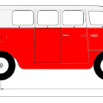 Red vehicle