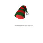 Elf hat vector image