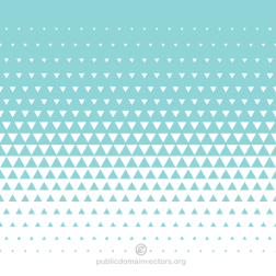 White triangular pattern