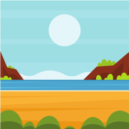 Beach landscape
