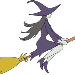 Witch on broom-1637182906