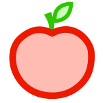 Apple icon vector graphics
